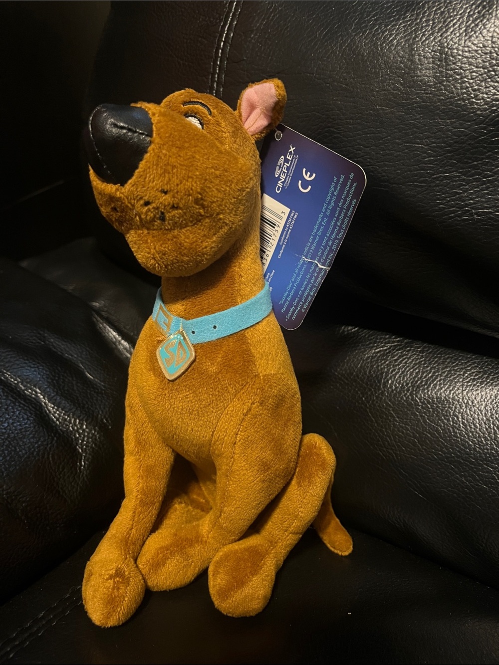 Nickelodeon Scooby-Doo Plush Toy 9”- Brown with Blue Collar